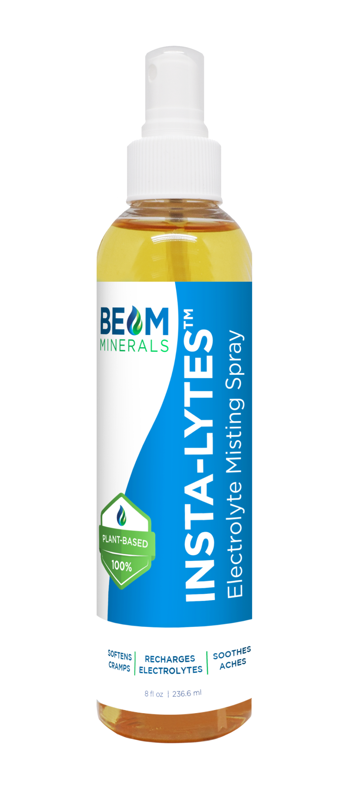 Beam Minerals Insta-Lytes™ - Cramp-Relief, Electrolyte Misting Spray