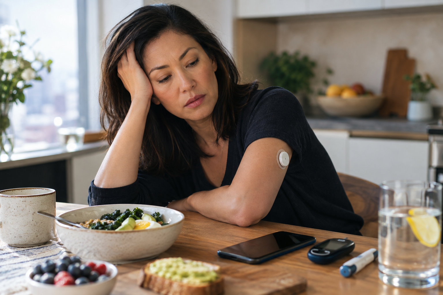 blood sugar crashes in menopause